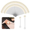 Wool Daubers Ball Brush 50Pcs 2 Sizes Wool Balls Brush