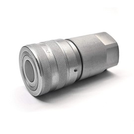 Female Flat Face 1" BSP - Hydraulic Quick Release Coupling - 350 Bar Working Pressure