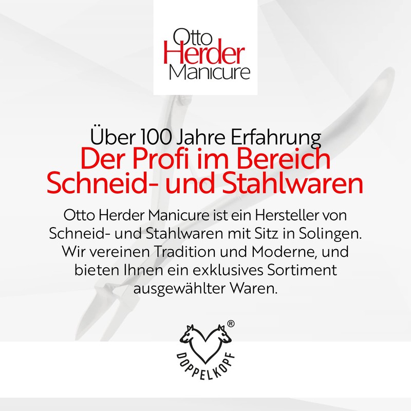 OTTO HERDER Corner Pliers / Nail Nippers 10 cm with