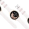 Compatible for FITVII Smart Watch Bands, 20mm, 22mm Glitter Clear