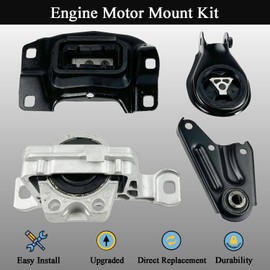 LLANNDER 4pcs Engine Motor and Transmission Mount Kit Compatible with 2010 2011 2012 2013 Mazda 3 2.0L Automatic Transmission with 5 Speed, Replace OE A4402 A4405 A4418 A4421