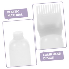 FOMIYES Root Bottle Hair Oil Applicator 3pcs Comb Bottle for Hair Coloring Precision Application