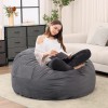 SMUG Bean Bag Chair Oversized Round Comfy Sofa Foam Filled
