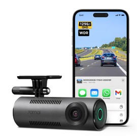 70mai Dash Cam M310, Dash Camera for Cars 1296P QHD, Smart Dash Cam Front Built in WiFi, 130° Wide-Angle FOV, WDR, Night Vision, iOS/Android Mobile App, Loop Recording, Parking Monitor, Time-Lapse