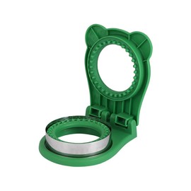 LEPCY Uncrustables Sandwich Maker Sealer Cutter, Crustless Sandwich Cutter, PB&J Uncrustable Maker - Color Green, Round Shape