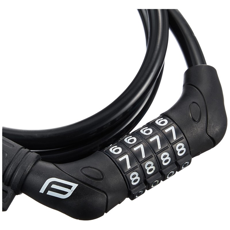 Force 80010 Mini Dial Lock with Bracket, Black