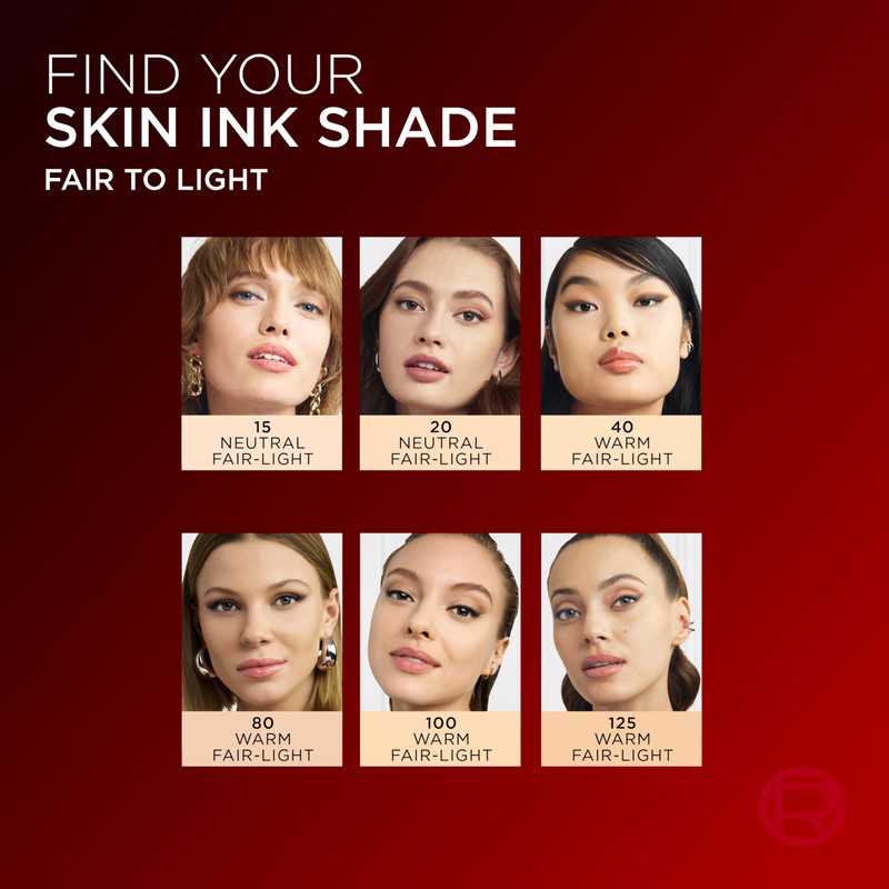 L'Oreal Paris Infallible Skin Ink 2-in-1 Foundation Concealer Hybrid Face