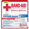 Band-Aid Johnson & Johnson Medium Gauze Pads, 25 Medium Sterile