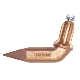 Lötkolben Set - Lötlampe mit Piezozündung - Dachrinnen Lötset - Schweißbrenner - Lötzubehör - Diamantförmige Kupferspitze für Express-Lötkolben - Geiwcht: 233g - EXPRESS