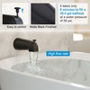Holispa Shower Faucet Set, Black Tub Shower Faucet with 8-Inch