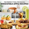 Zulay Kitchen Premium Apple Corer Tool - Ultra Sharp, Stainless