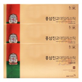 Korea Ginseng Corporation CheongKwanJang Red Ginseng Jingo Daily Stick 10g x 30pcs 3 boxes / 한국인삼공사 정관장 홍삼진고 데일리스틱 10g x 30개입 3박스