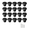ShipeeKin 20x Cabinet Knobs Black Door Knob Matt Black Dresser