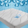 Waterproof Cooling Mattress Pad Twin, Cooling Mattress Protector for Hot