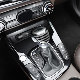 Amzcar ABS Shift Gear Cover for Kia Soul 2020-2025 Accessories, Anti-Scratch Design & Perfect Fit Trim Enhancement (Carbon Fiber Pattern)