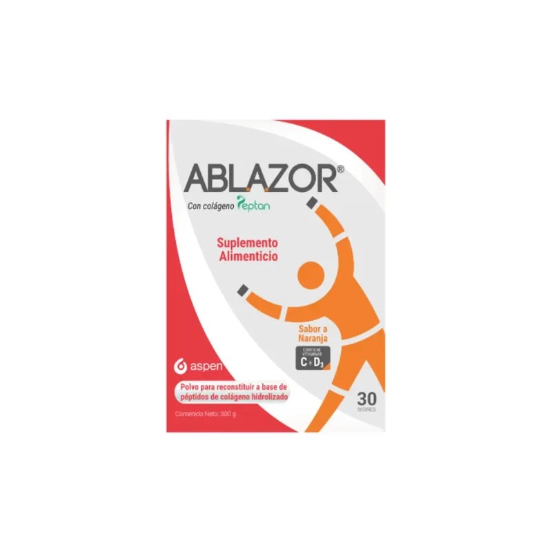 Colágeno en polvo Aspen Ablazor 10 g caja con 30