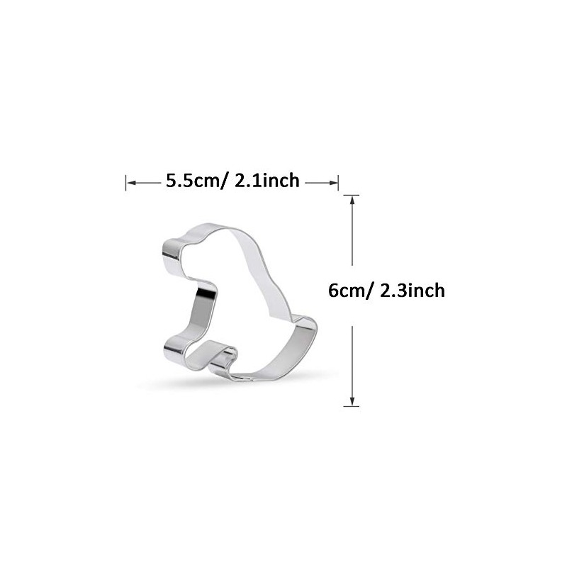 WJSYSHOP Labrador Retriever Dog Cookie Cutter - E