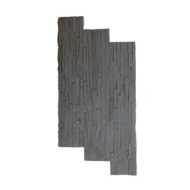 Lumizone High-Density Polyurethane Faux Stone Siding Panels for Interior Exterior Decor Covering Rock Panel Strip Stone NO.1 (1, H-1, 39.37"×23.62")