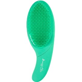 nascita Detangler Wet & Dry Hair Brush without Pulling for Women, Men and Children, Painless Detangling for All Hair Types, Detangling Brush for Wet and Dry Hair - Hair Brush Green