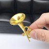 zalati Dollhouse Musical Instruments 5pcs Mini Toy Trumpet