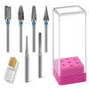 Carbide Nail Drill Bits Set, 3/32 Inch Nail Drill Bits