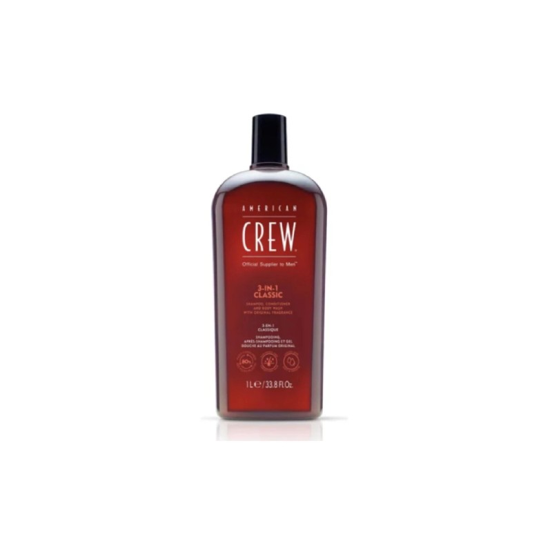 American Crew Classic 3-in-1 Shampoo ,Conditioner, And Body Wash 33.8