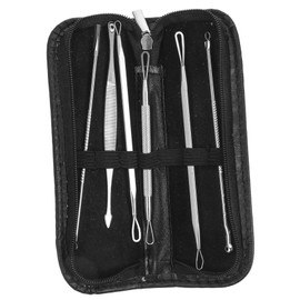 Vaguelly 1Set Professional Blackhead Removal Tool Kit Extractors for Pimple and Whitehead Treatment Lightweight and Portable for Daily Use