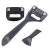 Leather Skiver 3 Blades Sturdy Durable Alloy Multipurpose Modern Black