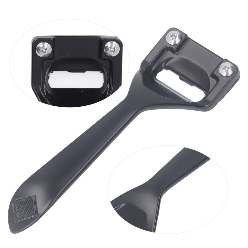 Leather Skiver 3 Blades Sturdy Durable Alloy Multipurpose Modern Black