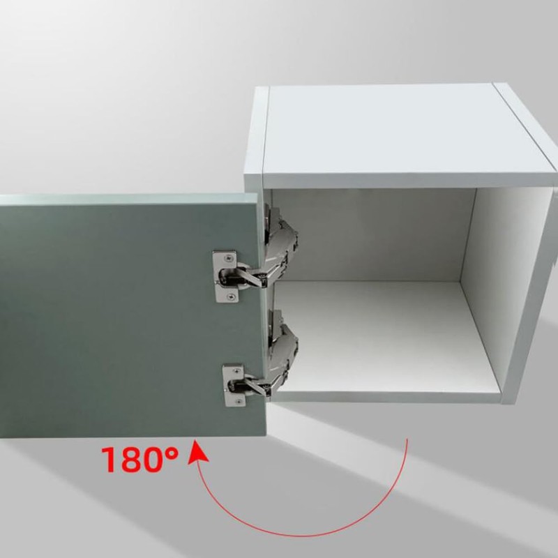 180 Degree Hinges Frameless Cabinet Doors Hinges Concealed Hydraulic Adjustable