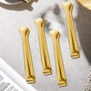 18 Pack Premium Small Serving Tongs, Mini Stainless Steel Appetizer