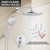 KOJOX Shower Set - Polished Chrome High Pressure Shower Head