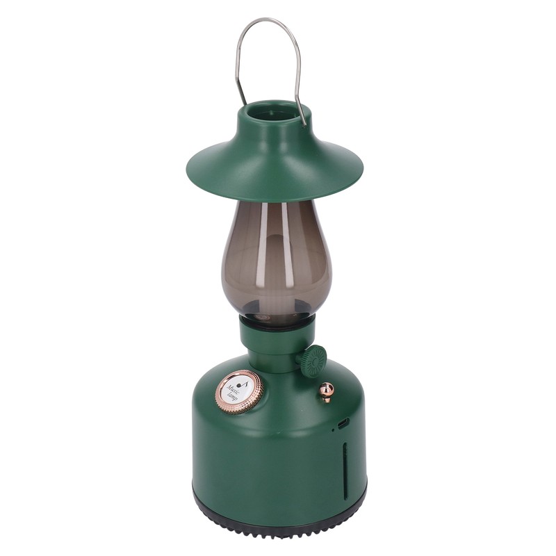 Hanging Hand Lantern Bluetooth Music with 1200MAH Battery Retro Camping