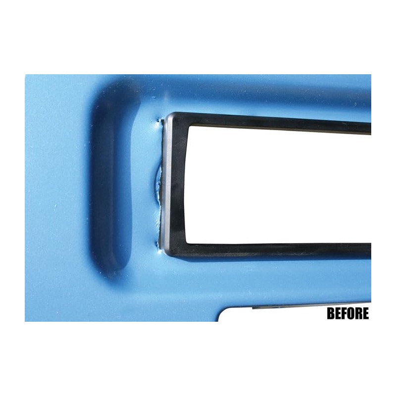 Brothers Trucks BRB6772 Billet Radio Bezel - Brushed Aluminum