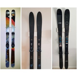 Clipboart ® Vertical Wall Mount for Freeride Ski Touring Skis Carving Skis with a Waist Between 75 mm to 113 mm (Transparent 115)