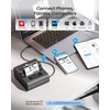 Phomemo M221 Label Maker, New Upgraded 3 Inch Bluetooth Thermal,