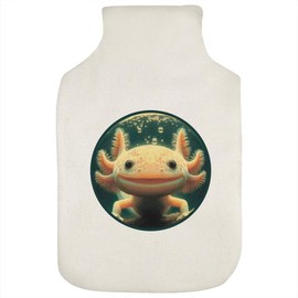 'Smiling Axolotl' Hot Water Bottle Cover (HW00039629)