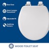 Bemis Alesio Slow Close Toilet Seat, Sleek Chrome Hinges and
