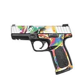 MightySkins Glossy Glitter Skin Compatible with Smith & Wesson SD VE Series - Wet Paint | Protective, Durable High-Gloss Glitter Finish | Easy to Apply, Remove, and Change Styles | Made in The USA