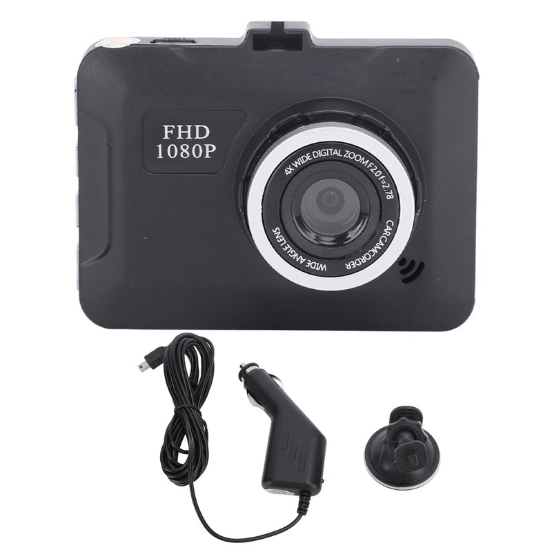 HD 1080P IPS Screen Dash Cam, NightCar Driving Recorder with