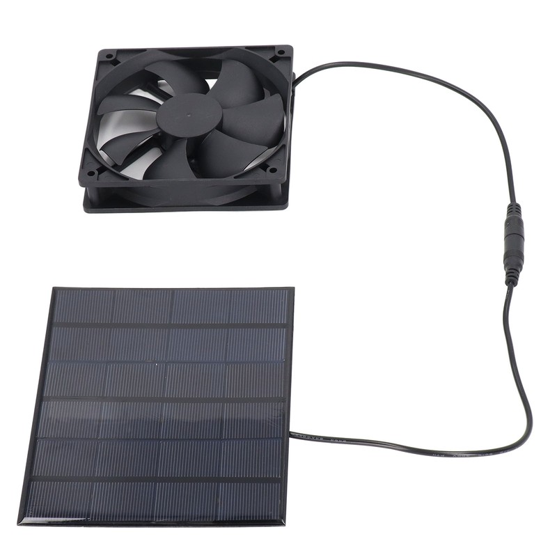 Solar Panel Powered Fan Portable 3.5W 6V Solar Exhaust Fan