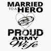 HOF Trading Proud Army Wife Vinyl Sticker Waterproof Decal Laptop