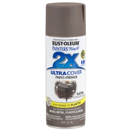 Rust-Oleum 249857 Painter's Touch 2X Ultra Cover, 12 Oz, Satin London Gray