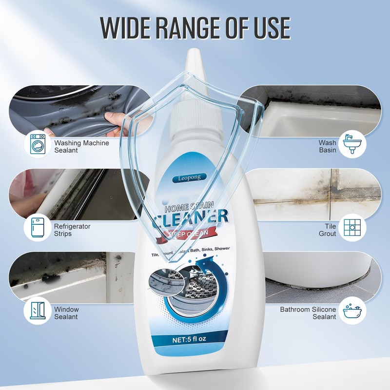 Leopong Home Cleaner Gel, Cleaner for Washing Machine, Refrigerator Strips,