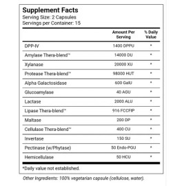 Enzimas digestivas Digest Spectrum 30 cápsulas Ezymedica Validez del sabor: 05/2024