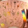 CRAFTERIAN Mistyc Minimalistic Tarot Cards with Rainbow Foil 78 Tarot
