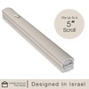 A&S Mezuzot Alumium Mezuzah Case in Silver Shin Design Weatherproof