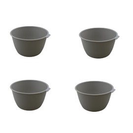 Dependable Industries inc. Essentials Unbreakable Microwave Bowls Heat and Eat 26 OZ Dishwasher Safe BPA-Free Plastic for Serving Soup Pasta Noodles Oatmeal Cereal Stakable Set of 4
