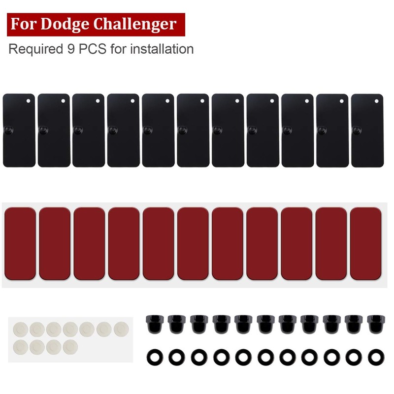 Rear Window Louvers Hardware Installation Hardware Accessories for Ford Mustang