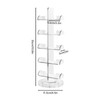 NiHome Clear Acrylic Rotating Eyeglass Display Stand for 10 Pairs,